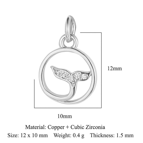 1 Piece Copper Zircon 18K Gold Plated Eye