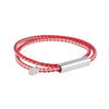 Streetwear Geometric 304 Stainless Steel Microfiber Leather Plating Unisex Bracelets Men Cord & Leather Bracelets