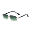 Streetwear Geometric Pc Square Frameless Men'S Sunglasses