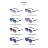 Streetwear Geometric Pc Square Full Frame Women'S Sunglasses
