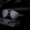 Streetwear Geometric Pc Toad Glasses Full Frame Men'S Sunglasses