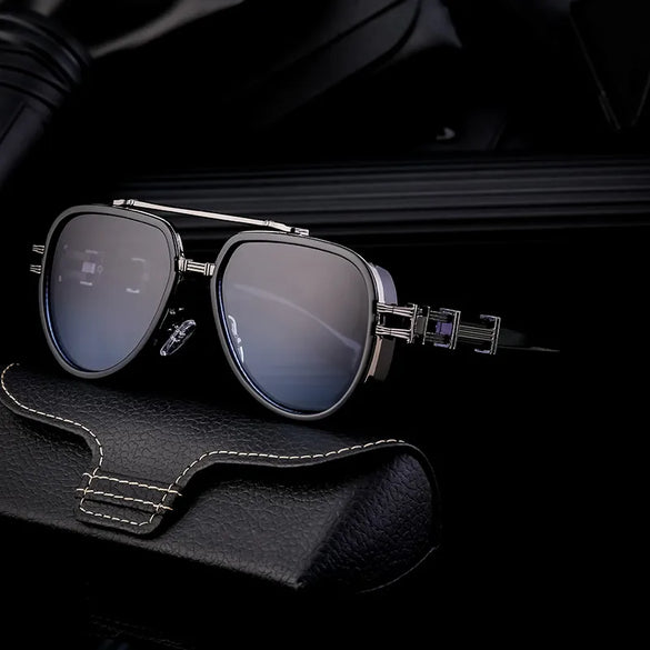 Streetwear Geometric Pc Toad Glasses Full Frame Men'S Sunglasses