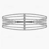 Streetwear Plaid Solid Color Rhinestone Plating Party Headpieces