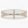 Streetwear Plaid Solid Color Rhinestone Plating Party Headpieces