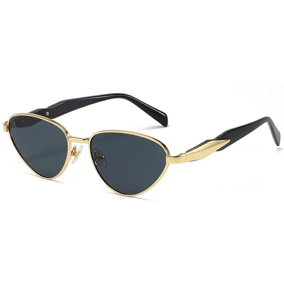 Streetwear Solid Color Pc Cat Eye Full Frame Women'S Sunglasses