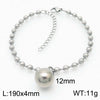 Wholesale Jewelry Streetwear Solid Color Stainless Steel 18K Gold Plated Plating Bracelets Necklace