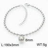 Wholesale Jewelry Streetwear Solid Color Stainless Steel 18K Gold Plated Plating Bracelets Necklace