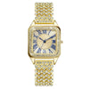 Streetwear Square Jewelry Buckle Quartz Women'S Watches