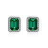 Stud Earrings S925 Sterling Silver Geometric Light Luxury Style Electroplated For Women