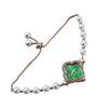 Student Watch Alloy Rose Gold Fourleaf Clover Shape Quartz Watch For Female