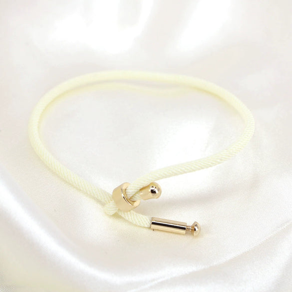 Stylish Geometric Braided Copper Couple Bracelet With Adjustable Open Cuff Design In Multicolor