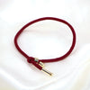 Stylish Geometric Braided Copper Couple Bracelet With Adjustable Open Cuff Design In Multicolor