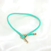 Stylish Geometric Braided Copper Couple Bracelet With Adjustable Open Cuff Design In Multicolor