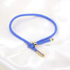 Stylish Geometric Braided Copper Couple Bracelet With Adjustable Open Cuff Design In Multicolor