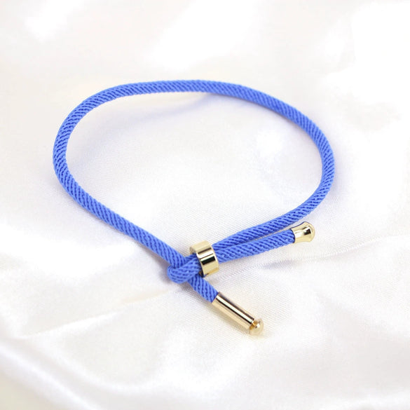 Stylish Geometric Braided Copper Couple Bracelet With Adjustable Open Cuff Design In Multicolor