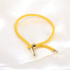 Stylish Geometric Braided Copper Couple Bracelet With Adjustable Open Cuff Design In Multicolor