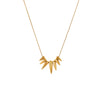 Stylish Geometric Bullet Stainless Steel Necklace With Electroplating For Women