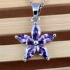Summer Flower Pendant Copper Inlaid Aaa Zircon Natural Hot Selling Jewelry Platinum Plated