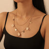 Summer Beach Shell Pendant Women's Necklace Zinc Alloy Electroplating