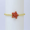 Summer Beach Style Ceramic Glazed Copper Bead Bracelet With Starfish And Animal Zodiac Pattern Electroplated