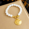 Summer Beach Wind Stainless Steel Necklace With Starfish Pendant And Geometric Design Electroplated For Women