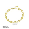 Summer Copper Plated Electroplated Conch Pearl Shell Women's Bracelet