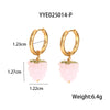 Summer Grape Earrings Stainless Steel Fresh Cute Design Pvd Furnace Vacuum Real Gold Plated Fruit Shape Jewelry For Women