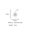 Summer New Sunflower Pendant Stainless Steel Electroplated Jewelry Accessories