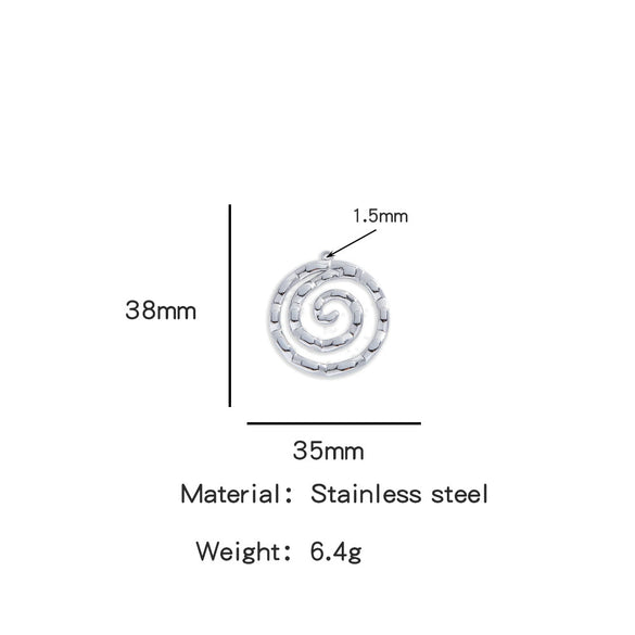 Summer New Sunflower Pendant Stainless Steel Electroplated Jewelry Accessories