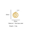Summer New Sunflower Pendant Stainless Steel Electroplated Jewelry Accessories