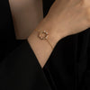 Summer New Women's S925 Silver Bracelet With Geometric Design And Platinum Or 18K Gold Electroplating