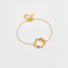 Summer New Women's S925 Silver Bracelet With Geometric Design And Platinum Or 18K Gold Electroplating