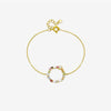 Summer New Women's S925 Silver Bracelet With Geometric Design And Platinum Or 18K Gold Electroplating
