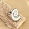Summer Ocean Series Stainless Steel Ring Earrings Necklace With Heart Shape Pattern And Electroplating For Women