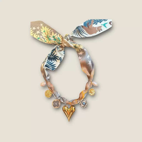 Summer Ocean Stainless Steel And Titanium Steel Multipendant Necklace With Animal Zodiac Shapes Electroplated