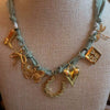 Summer Ocean Stainless Steel And Titanium Steel Multipendant Necklace With Animal Zodiac Shapes Electroplated