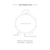 Summer Women's S925 Sterling Silver Heartshaped Round Bead Pendant Double Pair Adjustable Pclip Chain Inklet