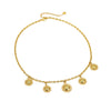 Sunflower Pendant Necklace Stainless Steel Electroplating Women's