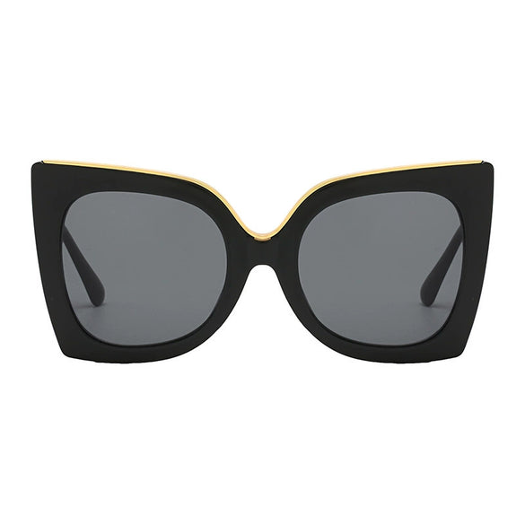 Sunglasses Women's Style Cat Glasses Personality Hip Hop Letters Numbers Text Full Frame With Light Transmittance Category 1 Made Of Ac Lens And Plastic Metal Frame