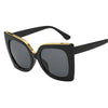 Sunglasses Women's Style Cat Glasses Personality Hip Hop Letters Numbers Text Full Frame With Light Transmittance Category 1 Made Of Ac Lens And Plastic Metal Frame