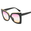 Sunglasses Women's Style Cat Glasses Personality Hip Hop Letters Numbers Text Full Frame With Light Transmittance Category 1 Made Of Ac Lens And Plastic Metal Frame