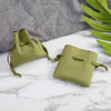 Superfine Fiber Imitation Leather Jewelry Bag For Storing Necklaces Earrings And Headphones