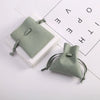 Superfine Fiber Imitation Leather Jewelry Bag For Storing Necklaces Earrings And Headphones