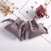 Superfine Fiber Imitation Leather Jewelry Bag For Storing Necklaces Earrings And Headphones