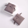 Superfine Fiber Imitation Leather Jewelry Bag For Storing Necklaces Earrings And Headphones