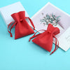 Superfine Fiber Imitation Leather Jewelry Bag For Storing Necklaces Earrings And Headphones