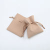 Superfine Fiber Imitation Leather Jewelry Bag For Storing Necklaces Earrings And Headphones