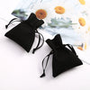 Superfine Fiber Imitation Leather Jewelry Bag For Storing Necklaces Earrings And Headphones
