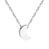 Supply Fashion Simple Thick Moon Pendant Necklace Jewelry Wholesale