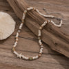 Surfer Coconut Shell Starfish Men's Hiphop Handmade Bead Clavicle Chain Jewelry With Geometric Pattern